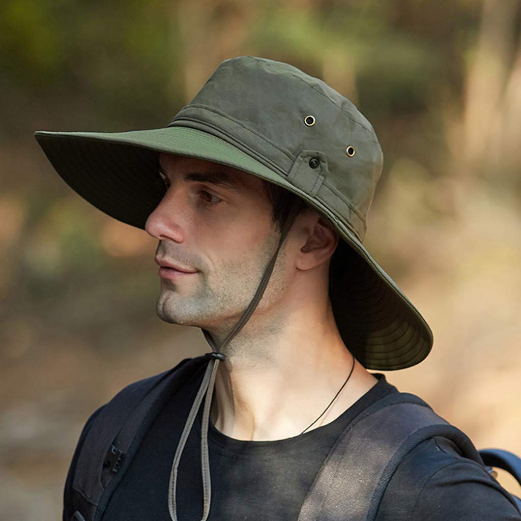 Men's Fashion Sun Hat - UPF 50+ UV Protection, Foldable Fisherman Cap, Waterproof & Breathable Beachwear for Summer, Travel & Outdoor Activities