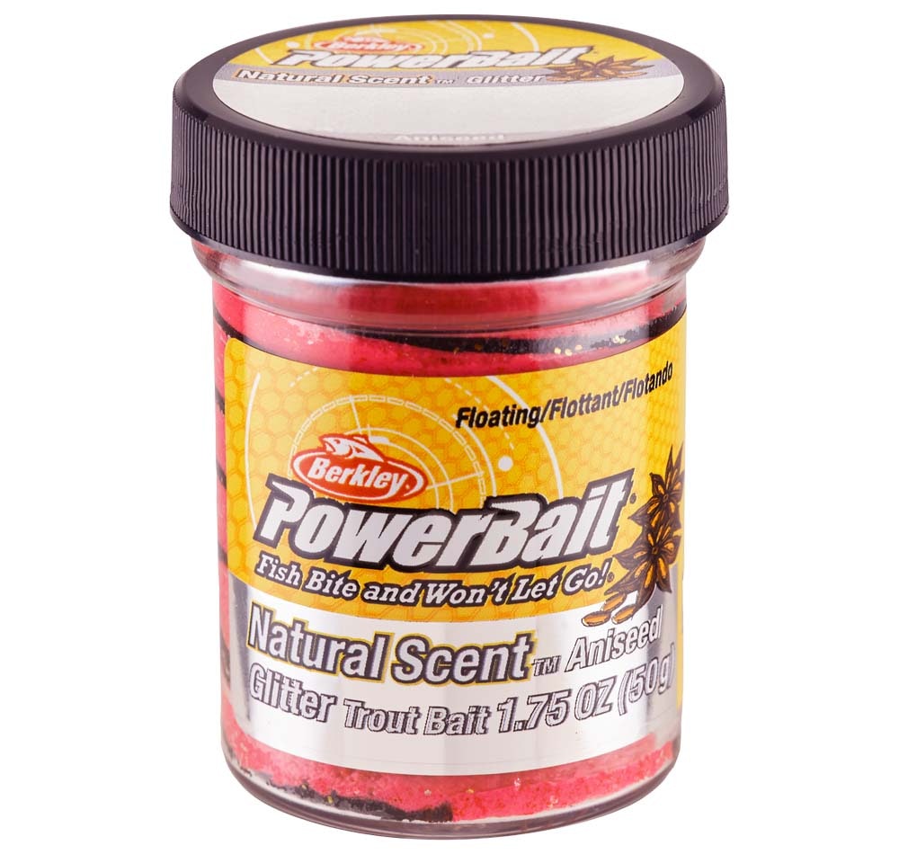 Berkley Powerbait Natural Scent Glitter Trout Fishing Bait - Effective for Freshwater Trout Fishing in Rivers and Lakes