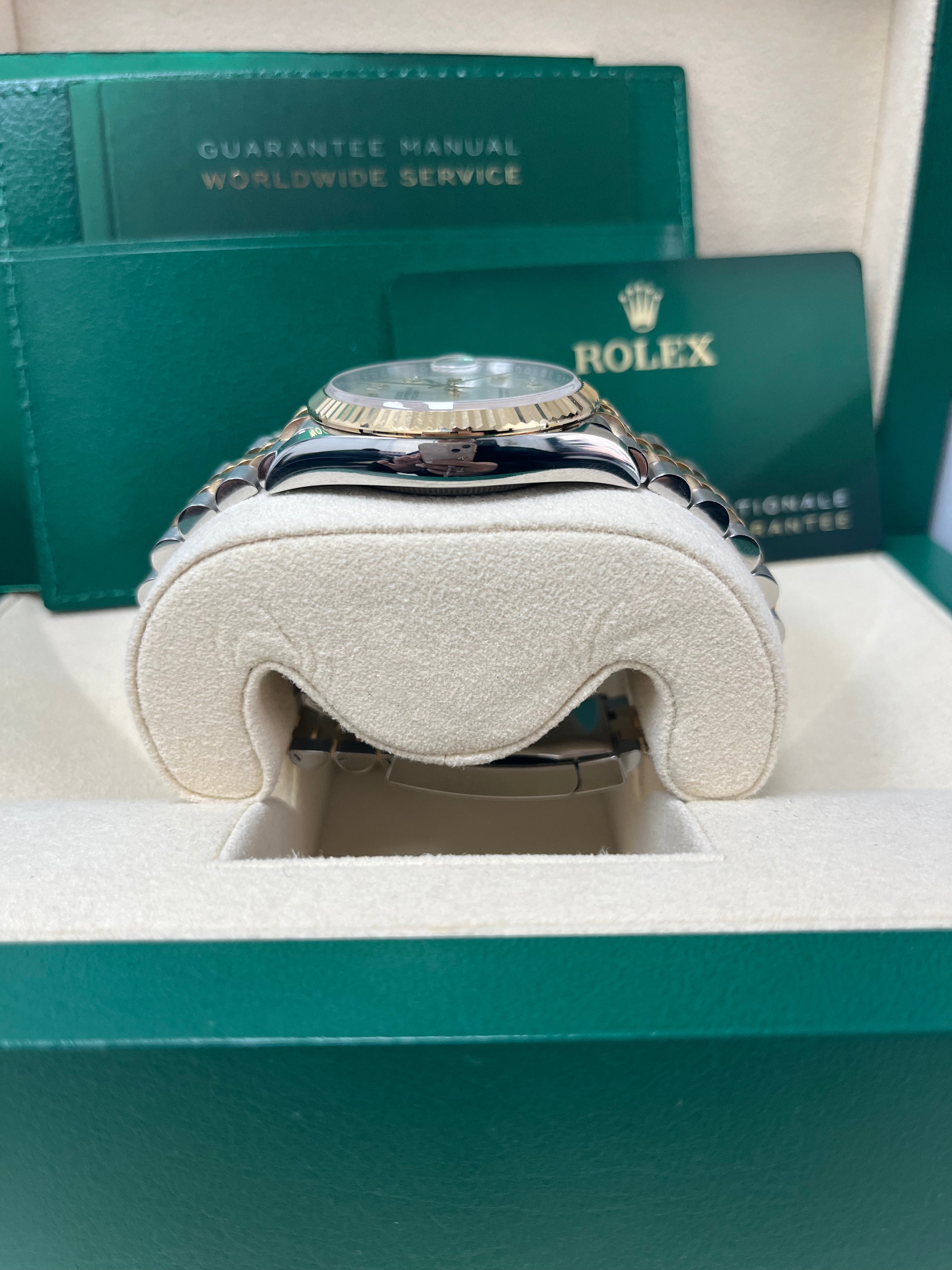 Rolex Datejust 36 Two-Tone Yellow Gold Watch with Mother of Pearl Dial & Jubilee Bracelet (Ref. 126233) - Luxury Dress Watch for Business & Formal Occasions