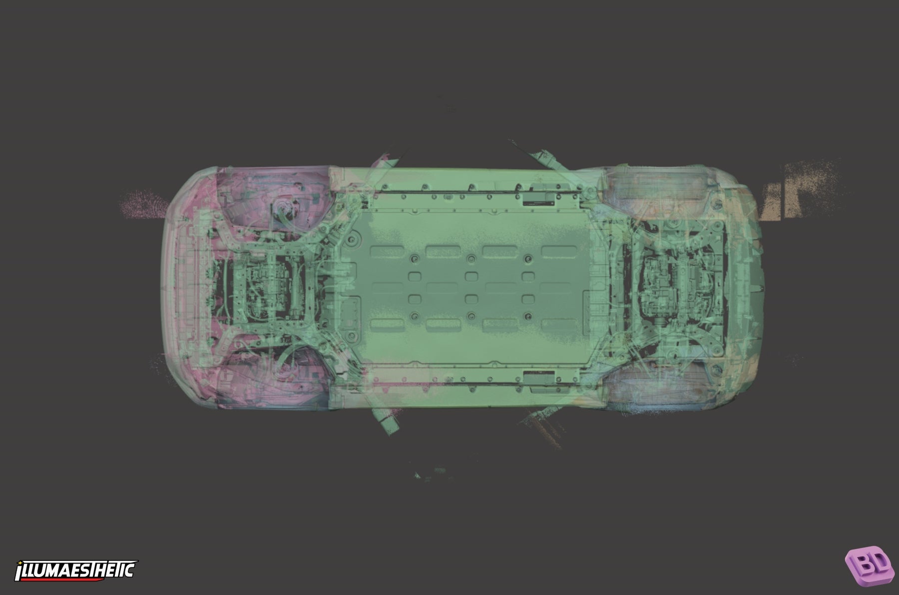 2023+ Hyundai Ioniq 5 N (NE) 3D Scan Kit - High Precision Car Model for 3D Printing & Automotive Design - Perfect for DIY Projects, Vehicle Customization & Digital Prototyping
