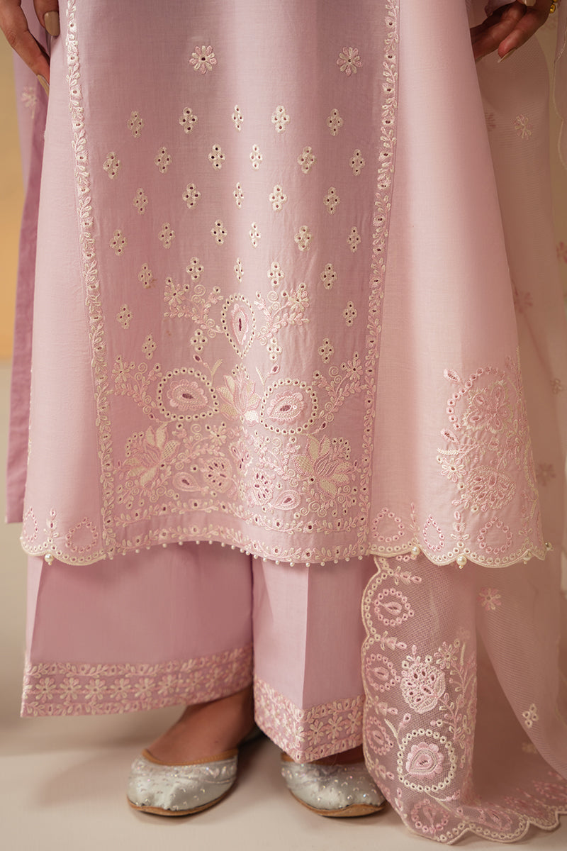LILAC GROVE 3-Piece Embroidered Lawn Suit for Women - Floral Design Summer Outfit for Casual Wear & Special Occasions