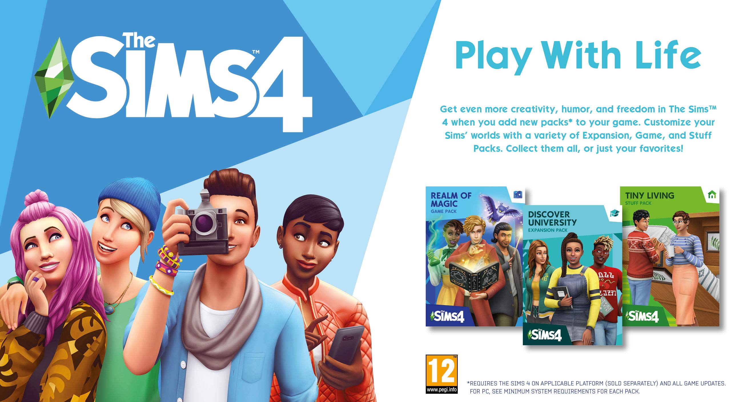 The Sims 4 - PlayStation 4 Game | Life Simulation & Virtual World Building | Perfect for Family Game Nights & Creative Storytelling