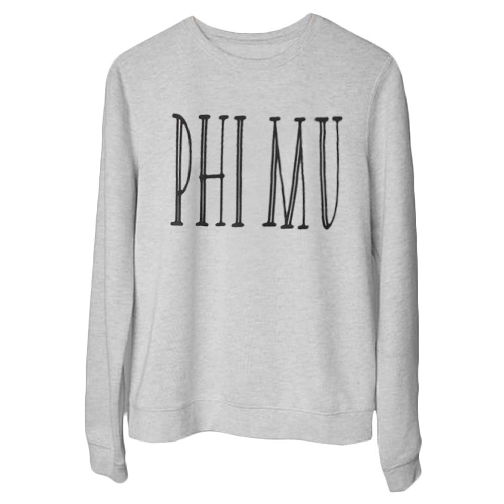 Phi Mu Inline 舒适连帽卫衣 | 时尚学院风 | 适合校园穿搭、日常休闲及姐妹会活动