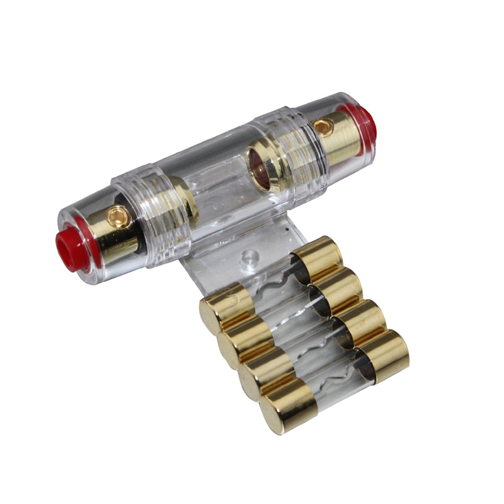 Gazechimp Audio 4 Inline AGU Holder - Compatible with 4 Wire Holder for Car Audio Systems | Perfect for Vehicle Stereo Installations & Speaker Wiring