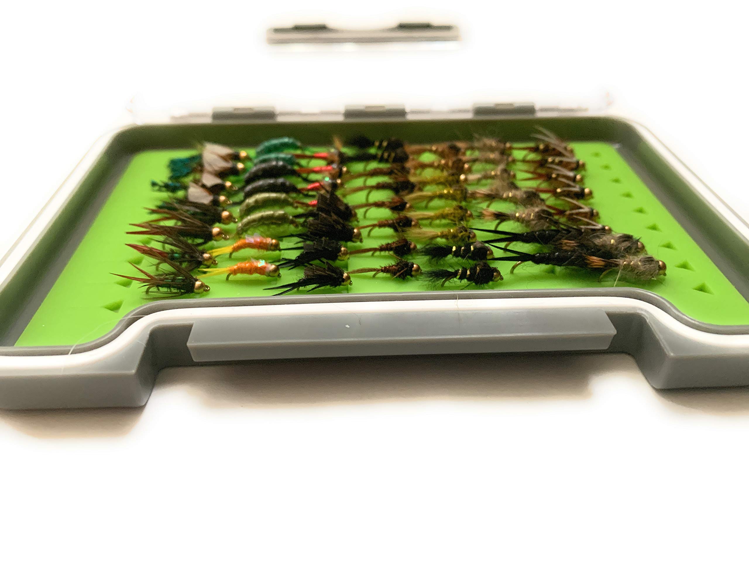 Ultra-Thin Silicone Fly Box for Fishing Flies - Compact & Durable Storage for Dry Flies, Nymphs & Streamers - Perfect for Fly Fishing, Travel & Outdoor Adventures