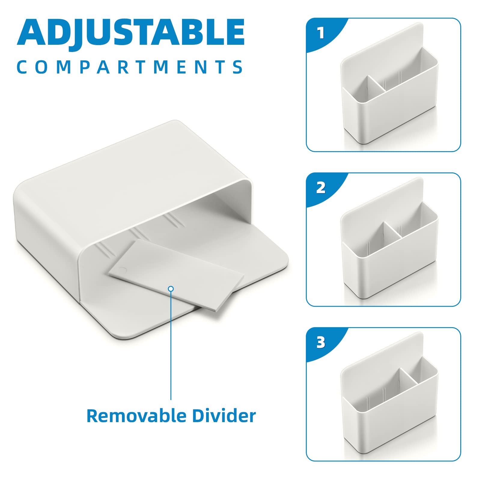 **Magnetic Dry Erase Marker Holder & Eraser Organizer - 2 Pack with Powerful Neodymium Magnets (4pcs) - Perfect for Whiteboards, Offices, Classrooms & Home Use**