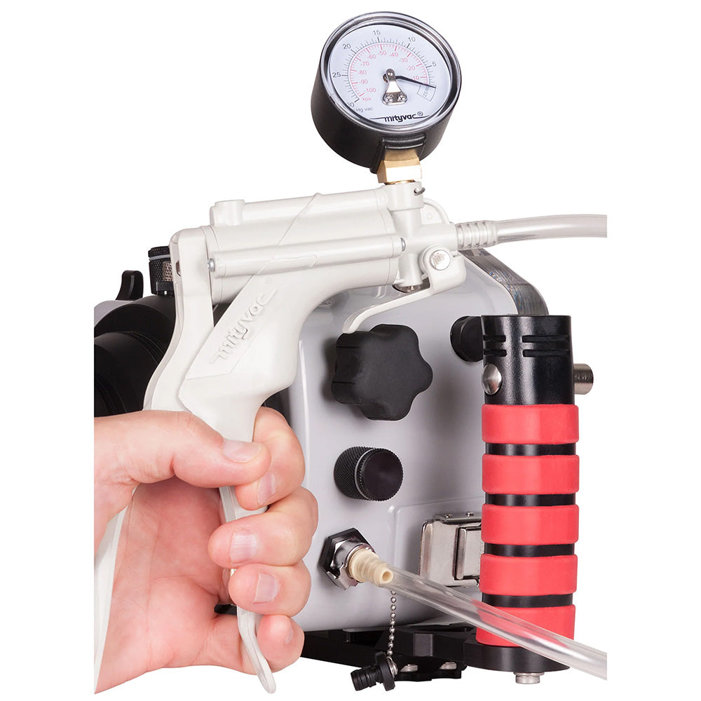 Ikelite Vacuum Kit for 1/2 Inch Accessory Port & DSLR Top Mount - Perfect for Underwater Camera Housing Leak Prevention & Scuba Diving Photography