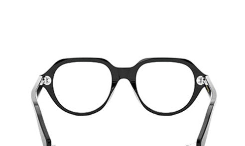 Celine THIN CL50145I 001 Shiny Black Geometric Men's Eyeglasses - Premium Designer Glasses for Men, Trendy Geometric Frame, UV Protection - Perfect for Business, Casual Wear & Fashion Accessories