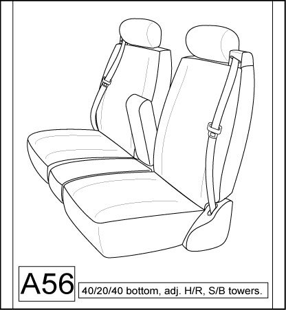 Durafit Custom Seat Covers for Ford F250-F550 Super Duty X-Cab - Waterproof Black Front Low Back Captain Chairs with Adjustable Headrests & Integrated Seat Belts | 1 Armrest & 40/60 Split Rear Solid Back Rest | Perfect for Truck Work, Off-Roading & Daily Commuting