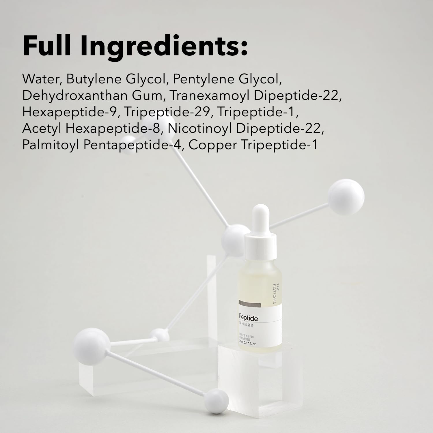 Customizable Peptide Serum for Face – Personalized Skincare Ampoule with Collagen-Boosting Peptides | Hydrating & Firming Anti-Aging Treatment (0.67 fl oz) – Perfect for Nighttime Routine & Fine Line Reduction