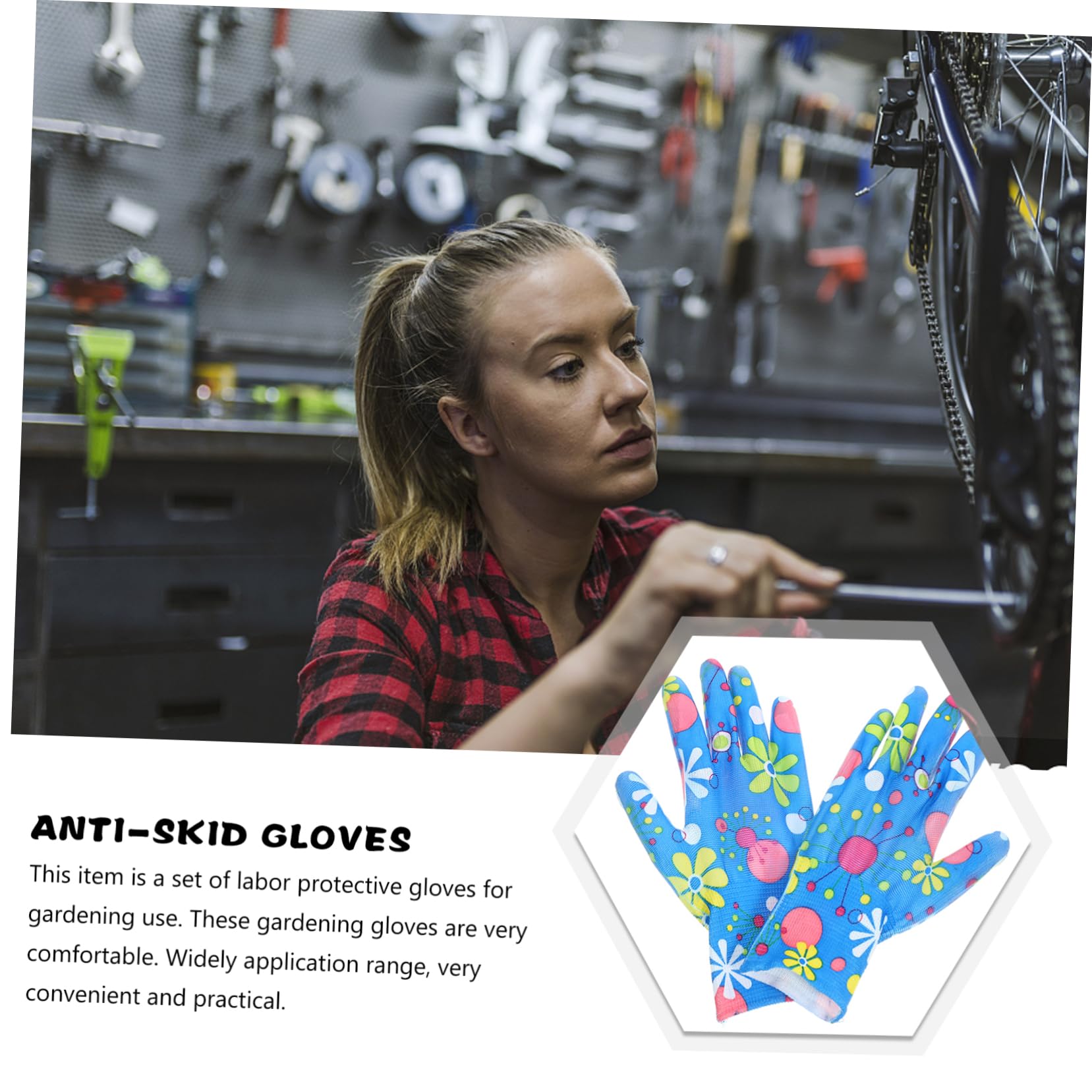 BESPORTBLE 36 Pairs Printed Work Gloves - Nylon PU Coated Safety Gloves for Labor Protection, Outdoor & Construction Use - Durable Grip for Gardening, DIY Projects & Heavy Duty Tasks