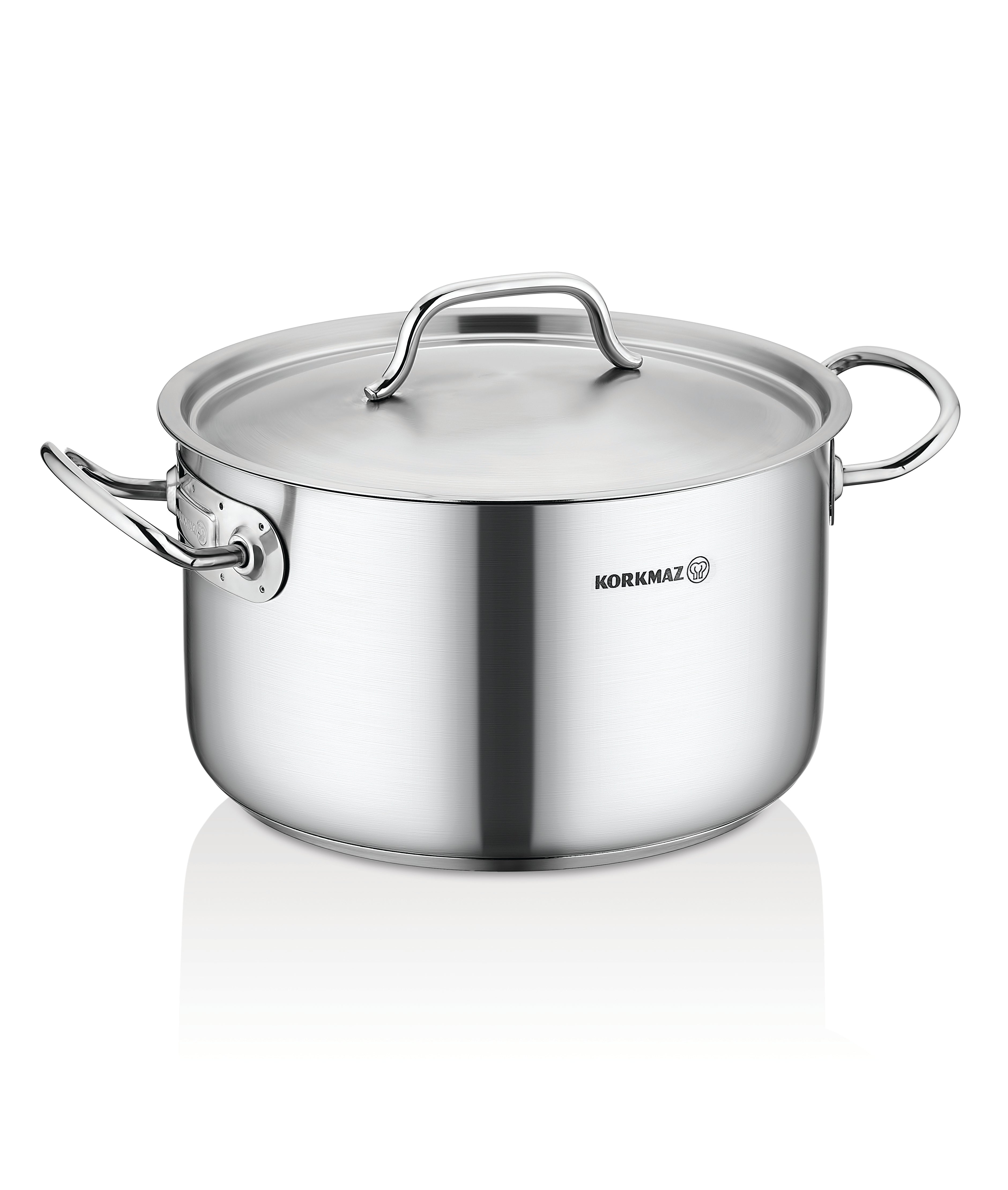2.7L Stainless Steel Pot with Lid - 7x4.25 Inches - Perfect for Cooking, Boiling & Food Storage in Kitchens & Camping