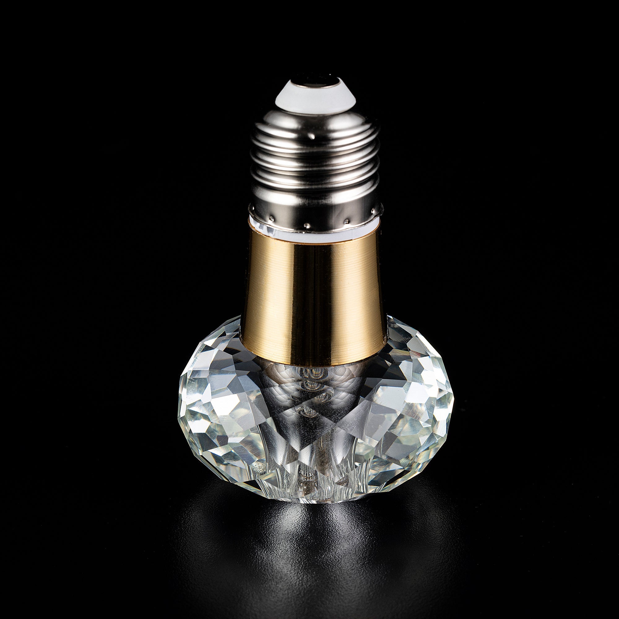 ORBIT DIAMOND Crystal LED Light Bulb - Energy Efficient Decorative Lighting for Chandeliers, Ceiling Fixtures & Home Decor - Perfect for Living Room, Bedroom, Dining Room & Wedding Decorations