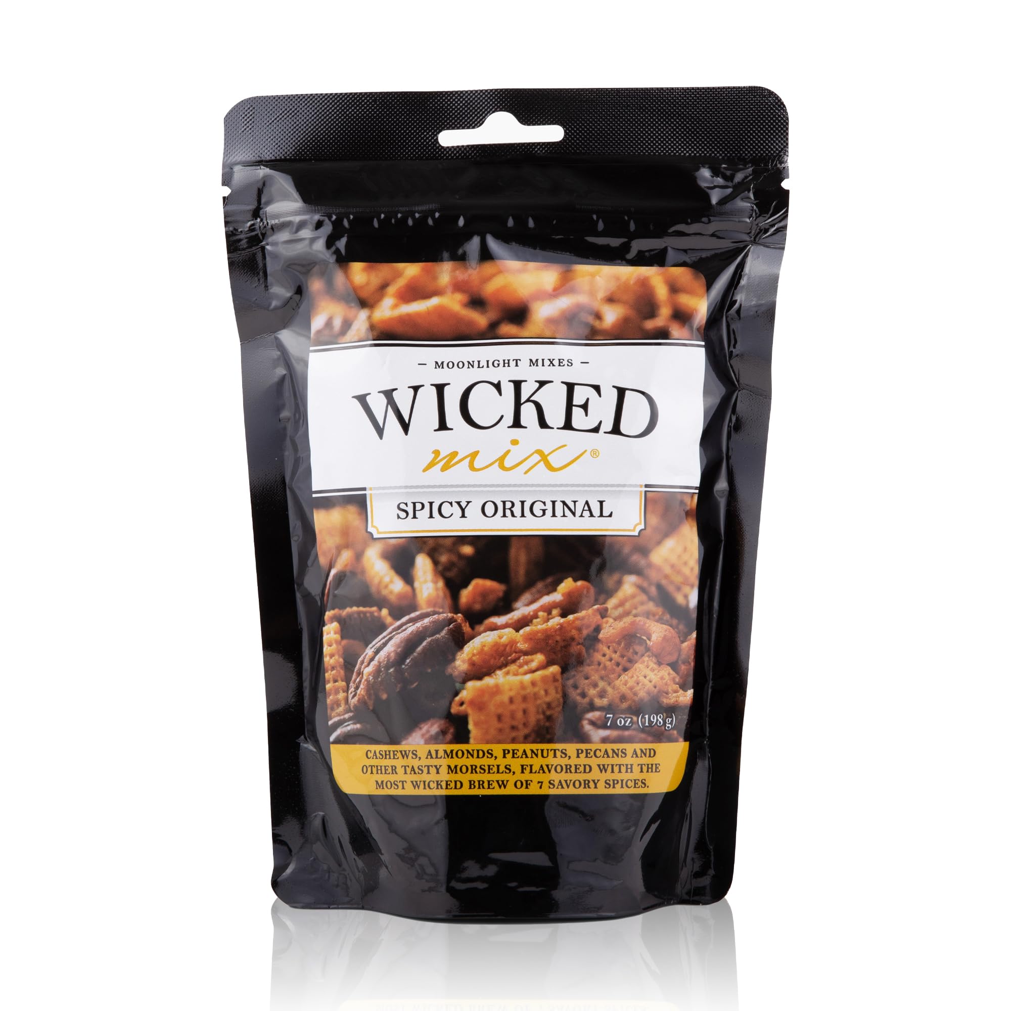 Wicked Mix Snack Mix with Mixed Nuts - Sweet & Salty Trail Mix with Almonds, Cashews, Pretzels & Pecans | Healthy Zero Trans Fat Snacks in Resealable Bag | Perfect for Hiking, Office Snacks & Road Trips