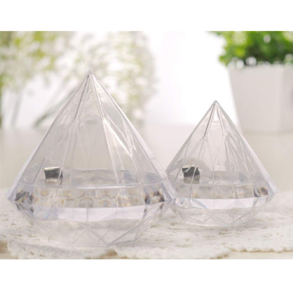 12-Piece Diamond Candy Box Set - Elegant Sugar Container & Sweet Holder for Weddings, Parties, Home Decor | Perfect for Candy Buffets, Gift Favors & Dessert Displays