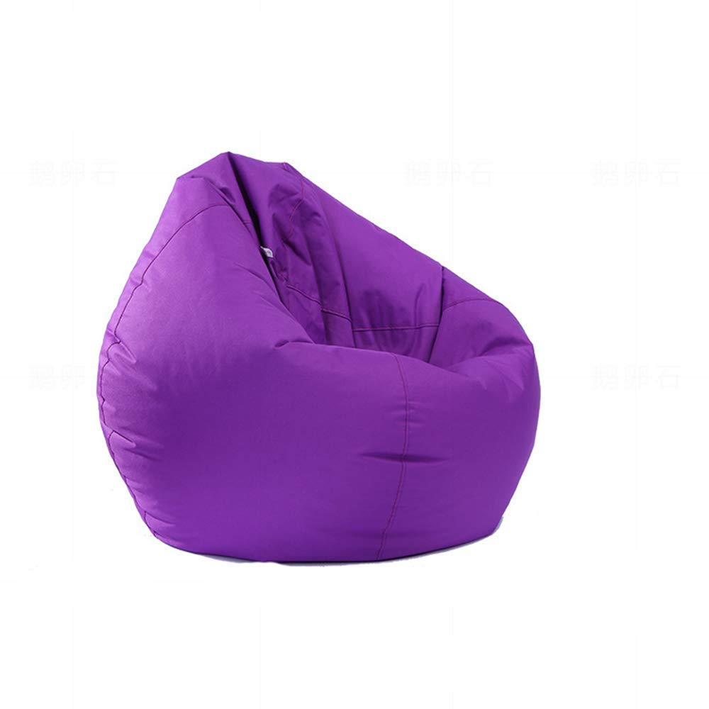 HYZXK Waterproof Bean Bag Chair Cover for Kids & Adults - No Filling, Zippered Slipcover for Indoor & Outdoor Gaming Chairs, Garden Chairs (Purple, 60x65cm) - Perfect for Game Rooms, Living Rooms & Patios