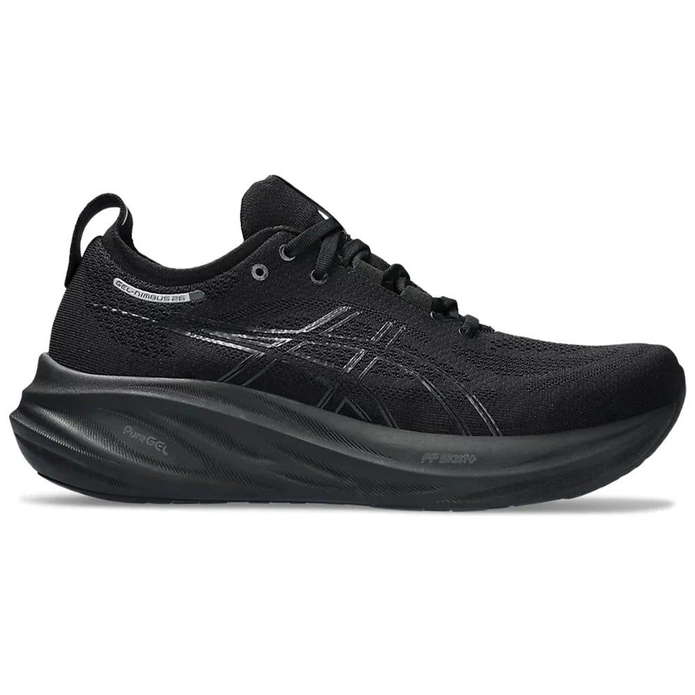 ASICS GEL-Nimbus 26 Running Shoes for Men - Black/Black - Size 7 D Medium - Lightweight Cushioned Sneakers for Jogging, Gym Workouts & Daily Walking