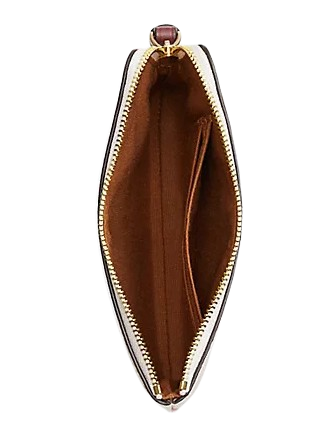 Coach Corner Zip Wristlet with Bow Print - Stylish Crossbody Bag for Women | Perfect for Everyday Use, Travel & Shopping