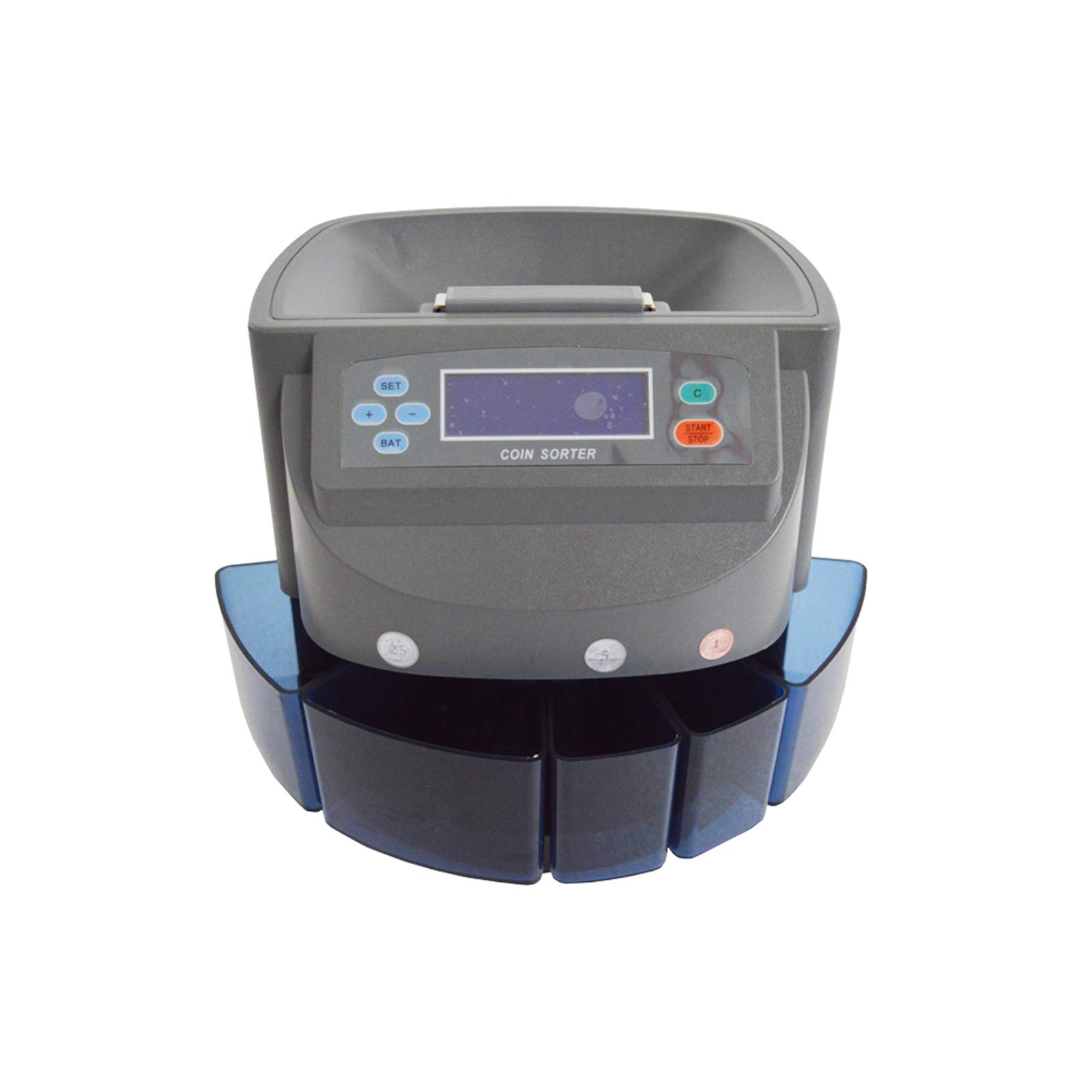 Best Coin Counter Machine for US Dollars - Accurate LCD Digital Coin Sorter & Money Counter (110V) | Perfect for Banks, Retail Stores & Cash-Intensive Businesses