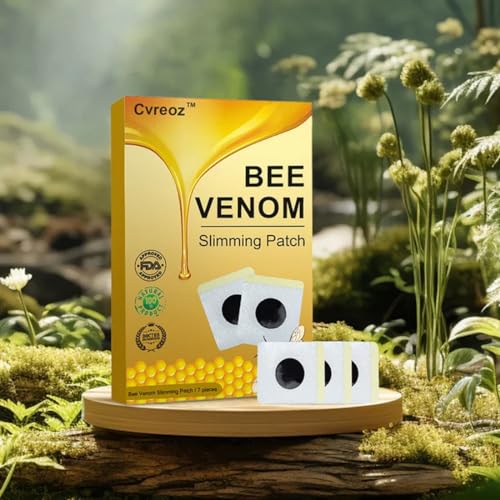 Cvreoz Bee Venom Slimming Patches - 2 Boxes (14 Patches) for Weight Loss & Body Shaping - Natural Detox for Belly, Thighs & Arms - Perfect for Home Use & Post-Workout Recovery