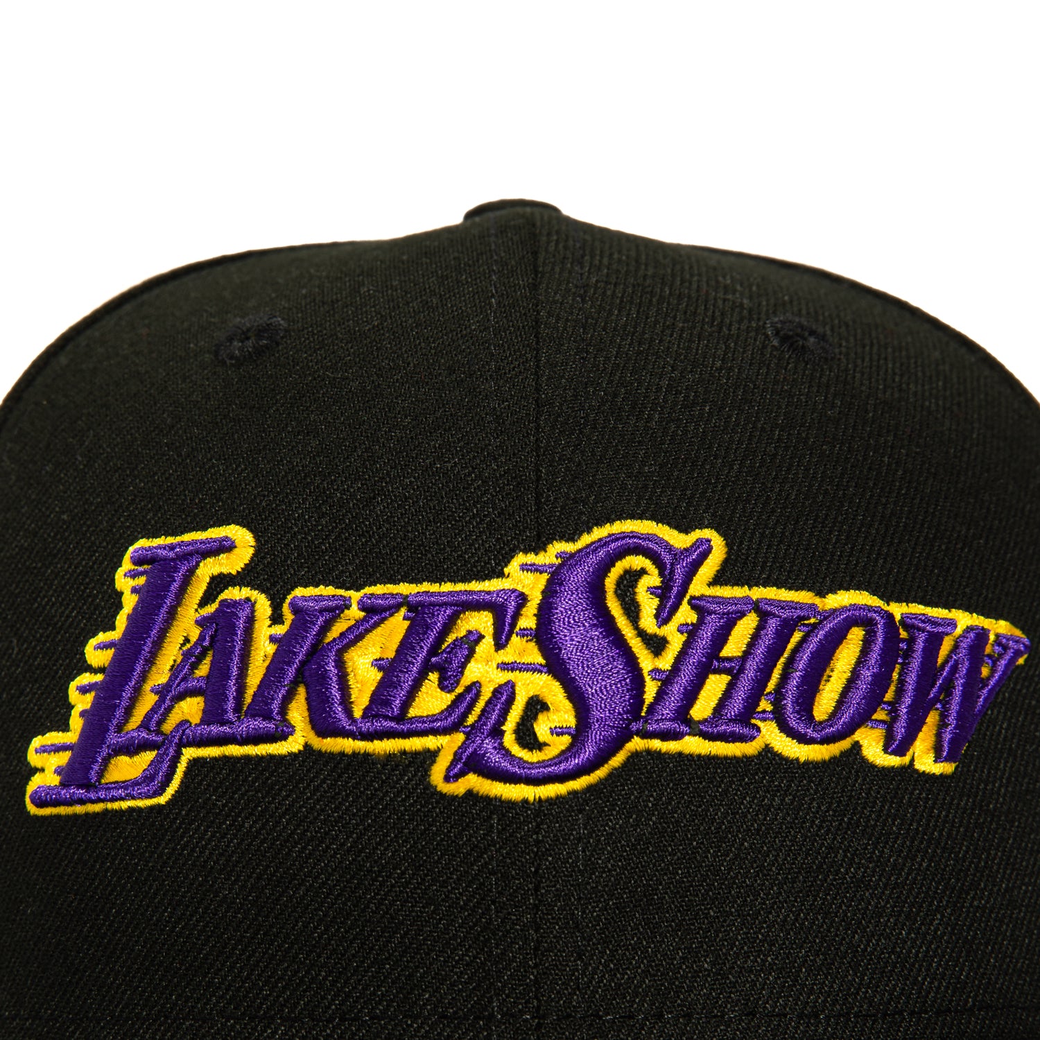 New Era 59Fifty Los Angeles Lakers Logo Patch Snapback Hat - Black | Official NBA Licensed Cap for Men & Women | Perfect for Basketball Games, Streetwear & Lakers Fans