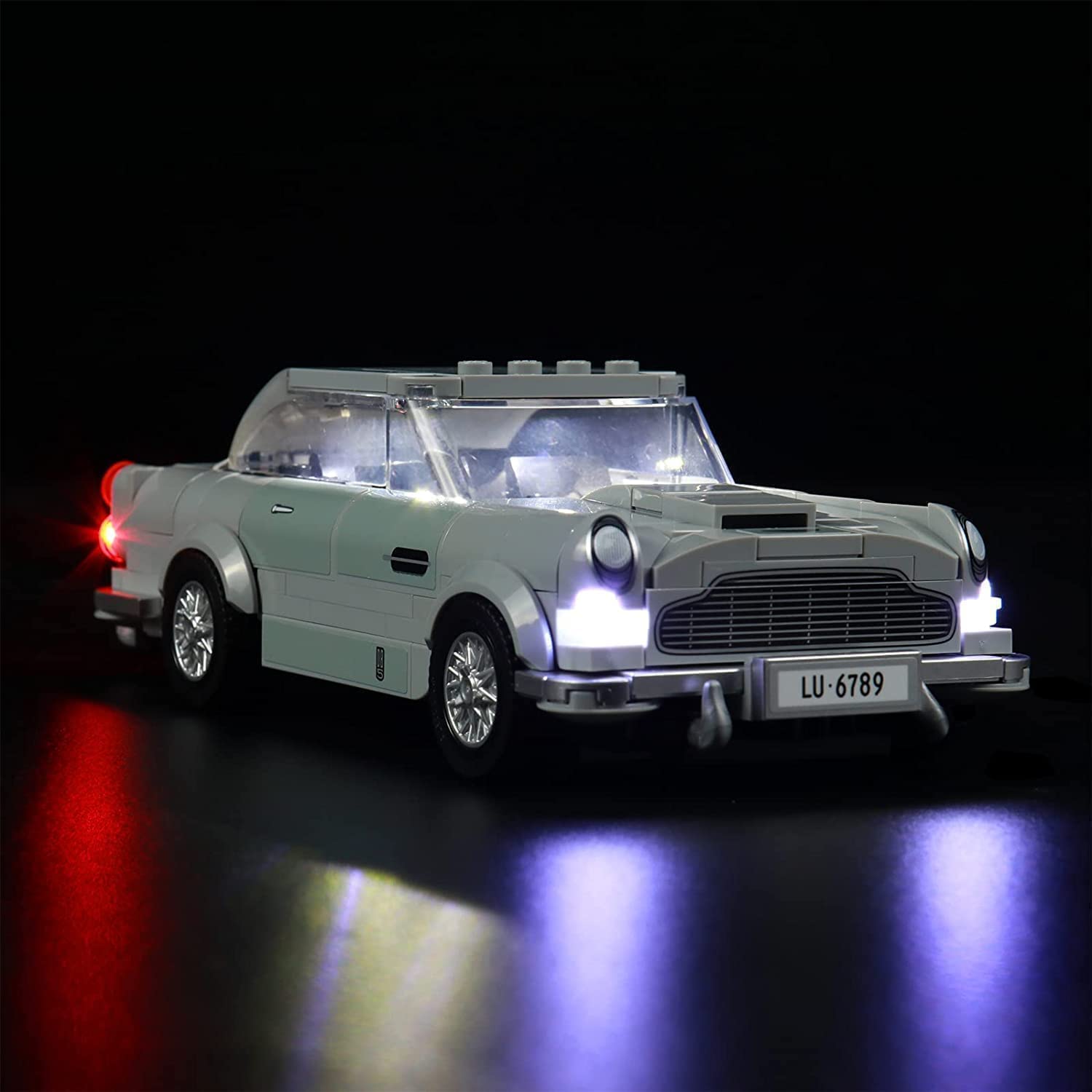 LED Lighting Kit for Lego Speed Champions 007 Aston Martin DB5 - DIY Creative Light Set for Lego 76911 Model (Building Blocks Not Included) - Perfect for Night Displays & Collector Showcases
