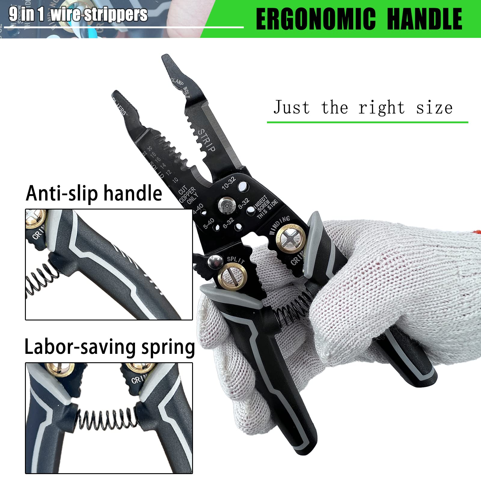 9 in 1 Multi-Function Wire Stripper Tool - 8