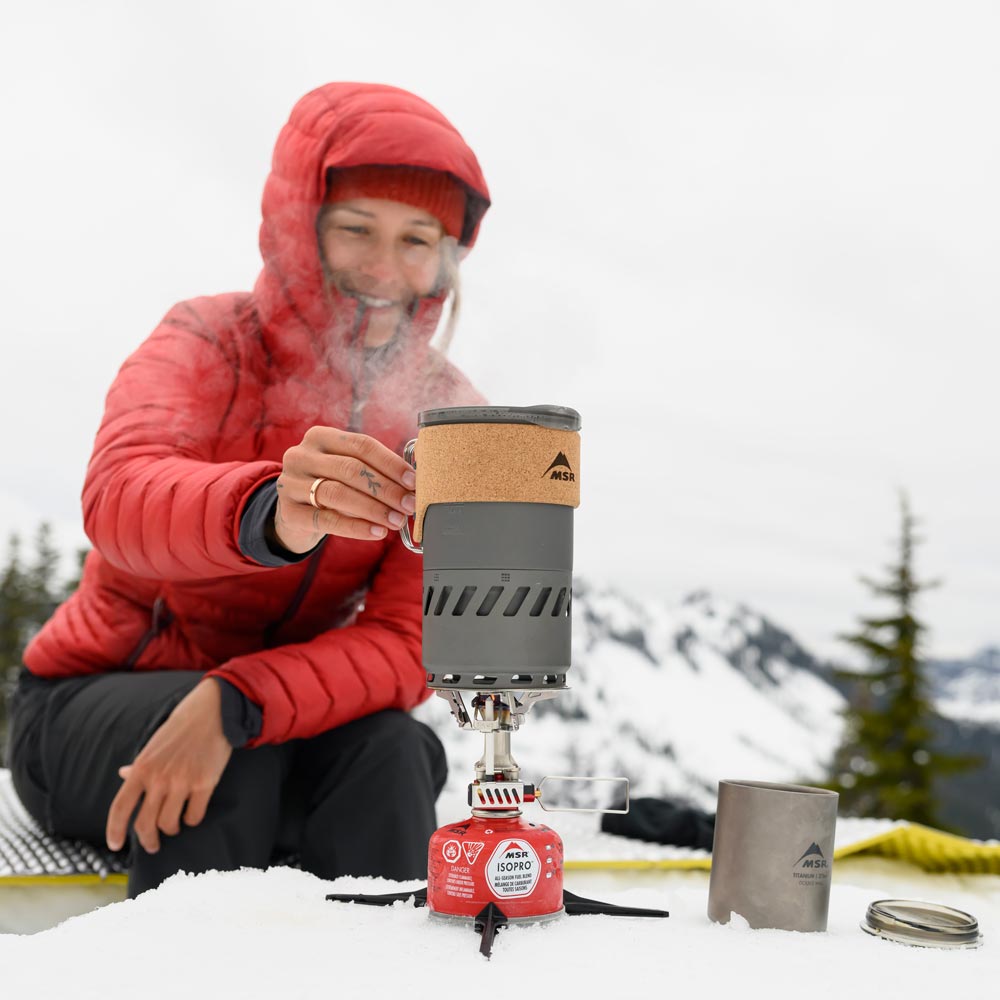 MSR Switch Stove System - Lightweight Backpacking Stove for Camping, Hiking & Outdoor Cooking | Portable Gas Burner with Wind-Resistant Design