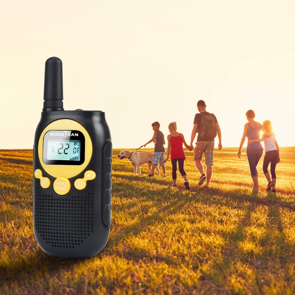 Rechargeable Walkie Talkies for Adults - 2 Way Radio with 5 Mile Long Range, Flashlight, 22 Channels & 0.5W Power - FRS License-Free Radios for Camping, Hiking, Family Outdoor Adventures & Emergency Communication