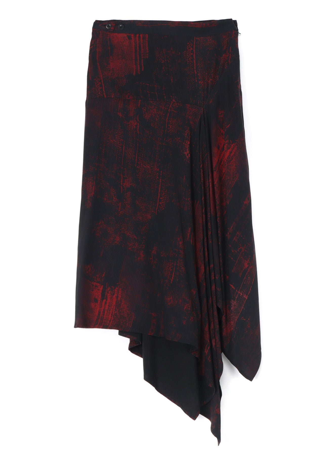 Stylish Cupro/Rayon Twill Asymmetric Flared Skirt for Women | Trendy High Waist A-Line Skirt | Perfect for Office, Party & Casual Outfits