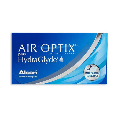 Air Optix Plus Hydraglyde Monthly Contact Lenses (6 Pack) - Comfortable Breathable Contacts for Dry Eyes - Perfect for Daily Wear & Active Lifestyles