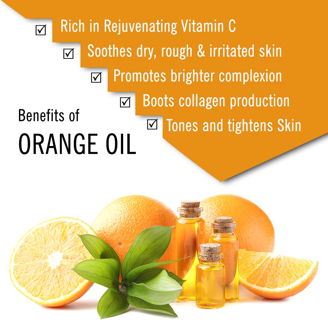Keya Seth Aromatherapy Orange Body Oil - Skin Brightening & Rejuvenating with Vitamin C | Non-Sticky Moisturizer for Daily Use | After Bath & Massage Therapy | 200ml | Perfect for Dry Skin Care & Relaxation