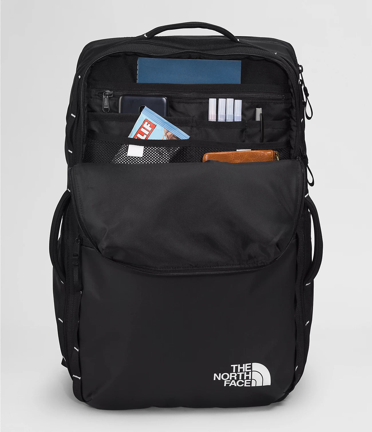 The North Face Base Camp Voyager Travel Backpack - Durable Water-Resistant Hiking & Camping Backpack for Outdoor Adventures, Travel & Daily Commute