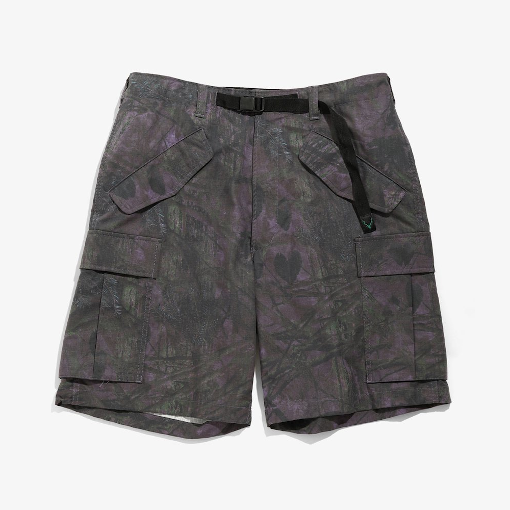 Ripstop BDU Shorts with Belt - S2W2 Camouflage in Purple | Tactical Outdoor & Airsoft Gear