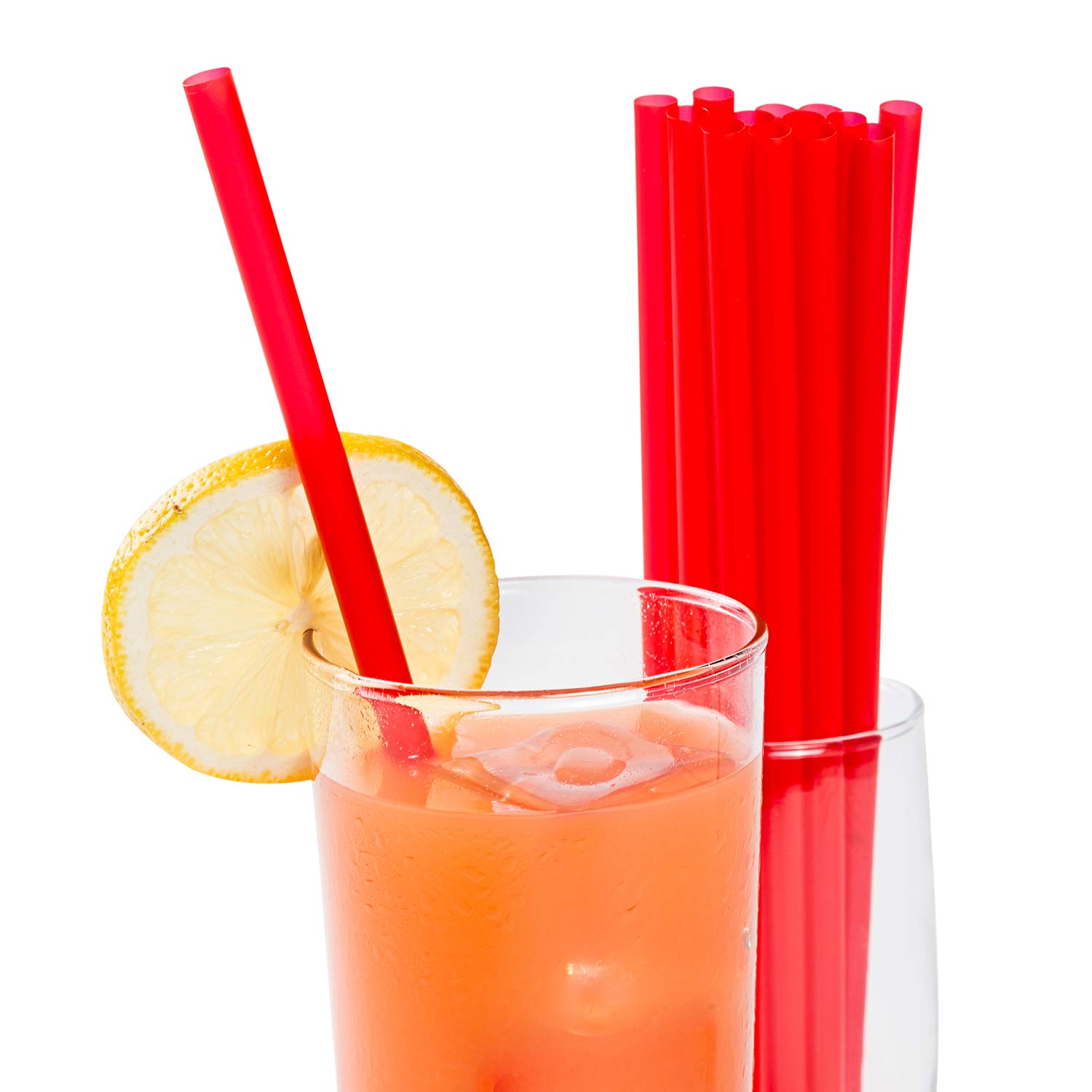 AmerCareRoyal Giant Plastic Straws - 9