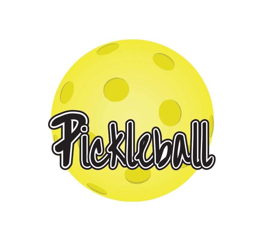 Waterproof 3 Inch Pickleball Sticker - Vinyl Decal for Car, Water Bottle, Laptop, iPad, Window, Cooler, Luggage & More | Durable Outdoor & Indoor Decoration for Sports Fans