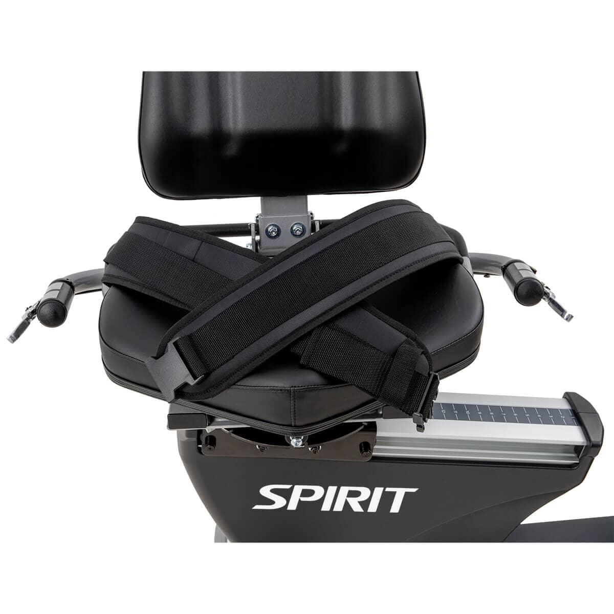 Spirit Fitness MS300 Recumbent Stepper - Low Impact Exercise Bike for Home Workout, Seniors & Physical Therapy | Compact Cardio Machine for Small Spaces & Rehab