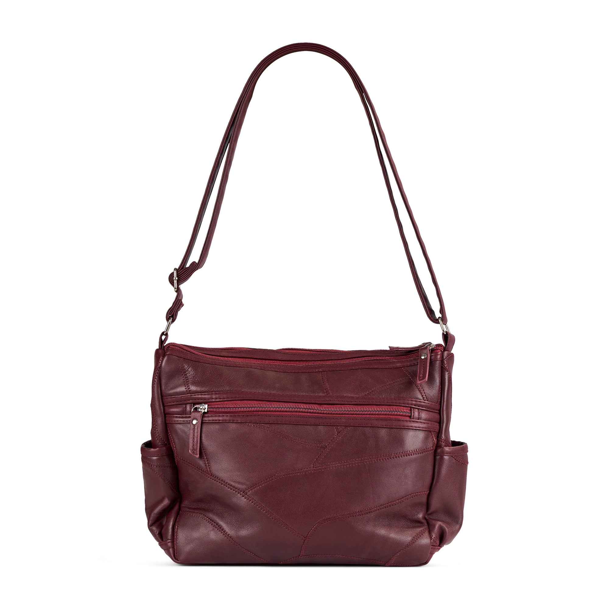 RFID Blocking Leather Crossbody Bag for Women - Anti-Theft Travel Purse for Everyday Use, Shopping & Commuting