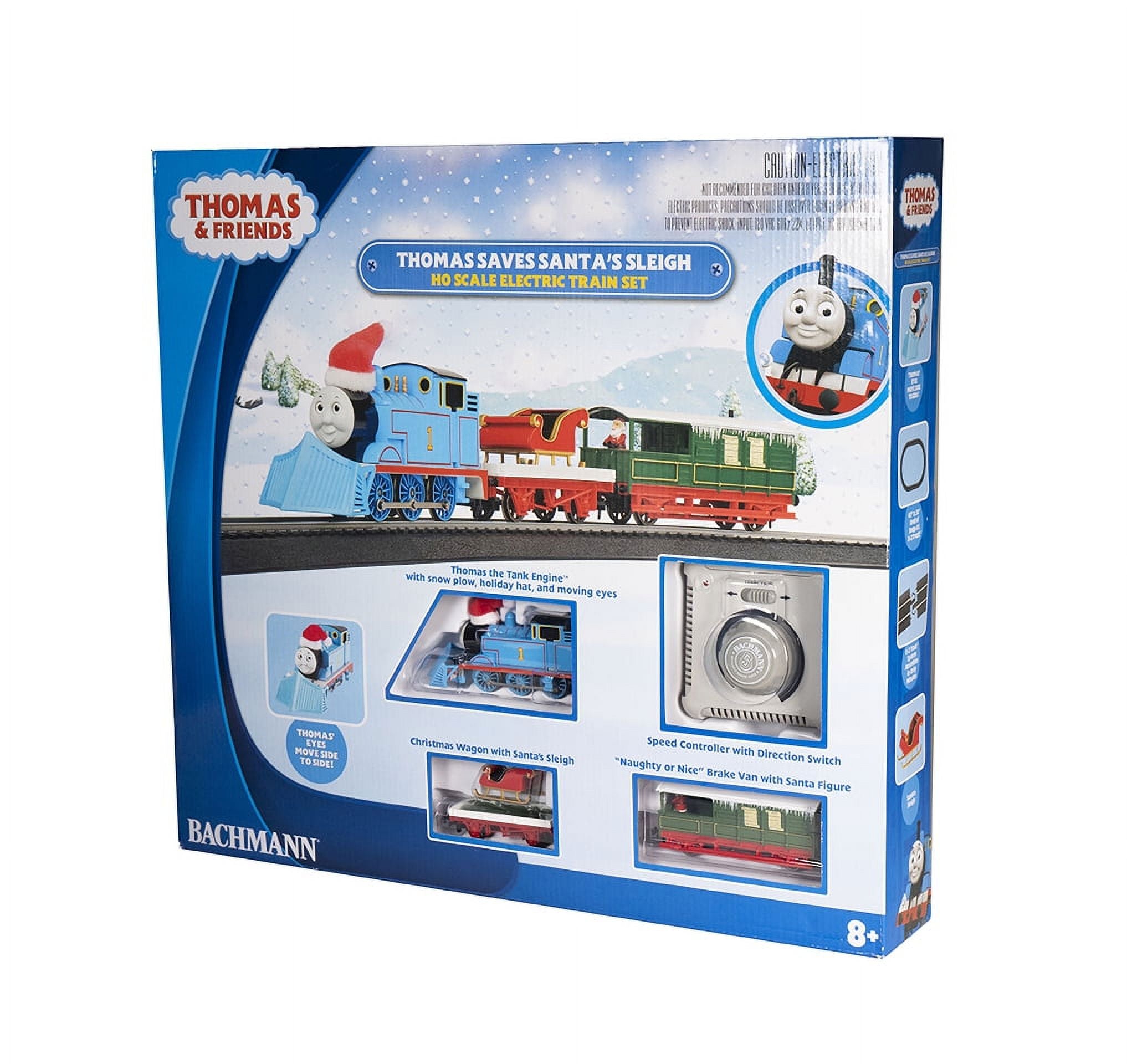 Bachmann Trains Thomas Saves Santa's Sleigh HO Scale Electric Train Set for Kids & Collectors - Perfect for Christmas Decorations & Model Railroad Layouts