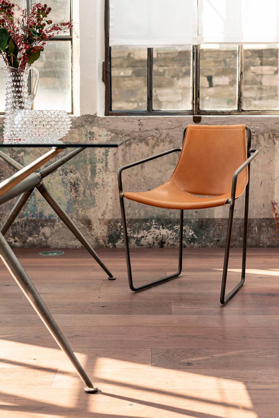 Mid-Century Modern Apelle PM CU Armchair - Stylish Upholstered Lounge Chair for Living Room, Bedroom & Office - Comfortable Fabric Accent Chair with Wooden Legs