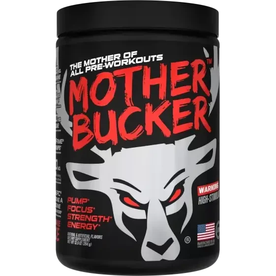 Bucked Up Mother Bucker Pre-Workout Supplement - Energy & Focus Booster for Gym, Fitness & Bodybuilding | Ideal for Intense Training & Athletic Performance