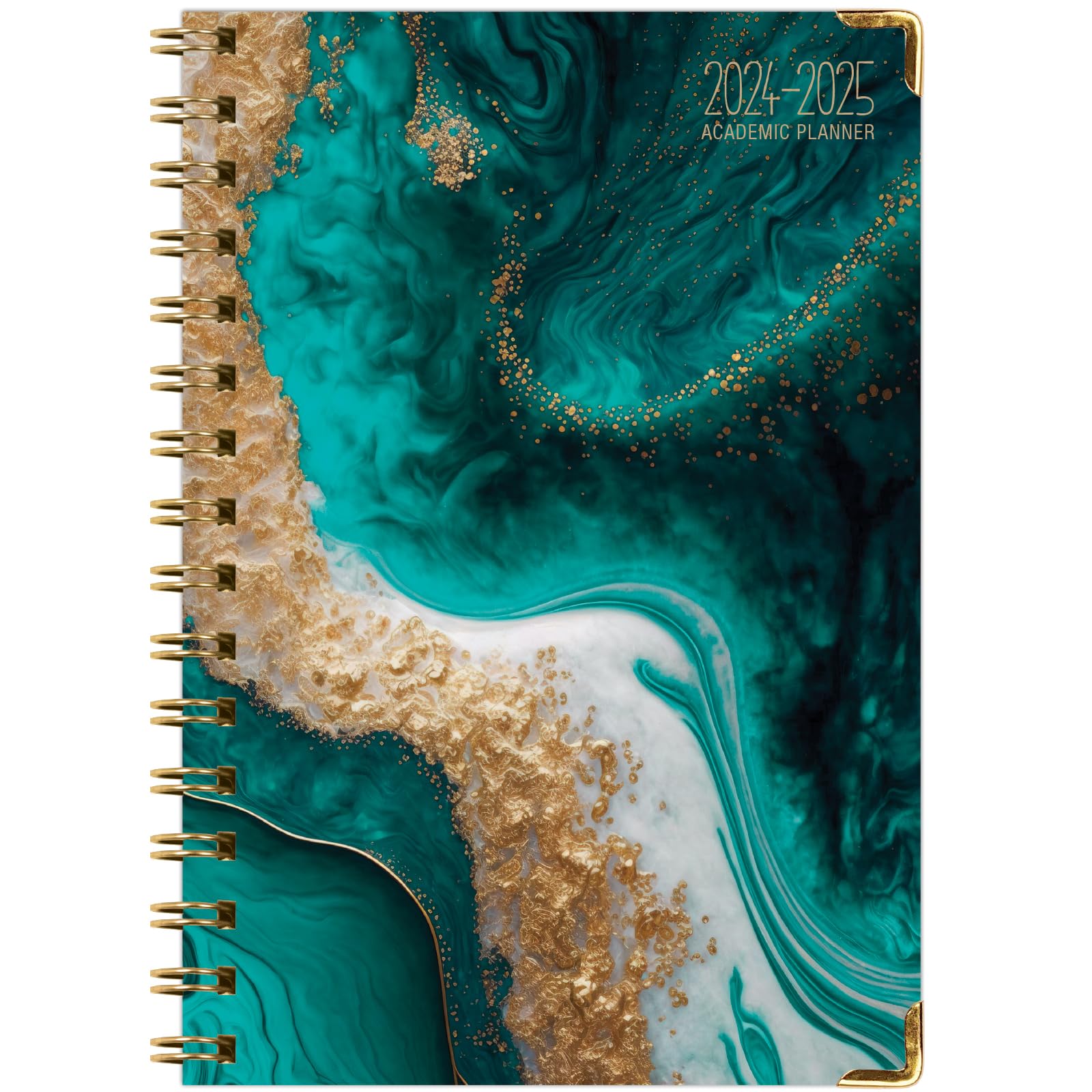 2024-2025 Academic Year Hardcover Planner - June 2024 to July 2025, 5.5