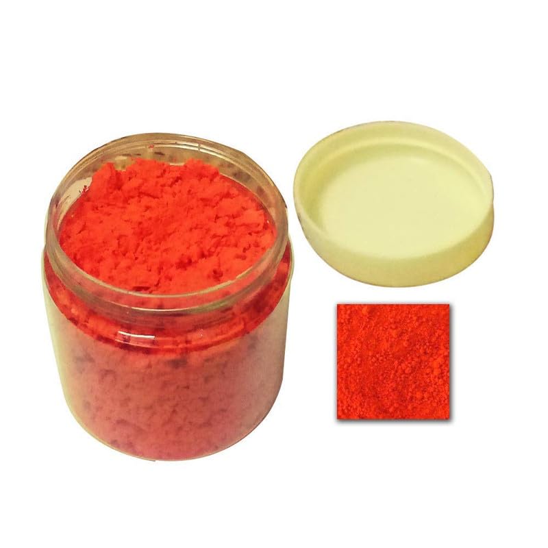 Rolimoli Hanuman Ji Sindoor Powder - Bajrangbali Orange Kumkum (100g) for Hindu Puja, Temple Worship & Spiritual Ceremonies