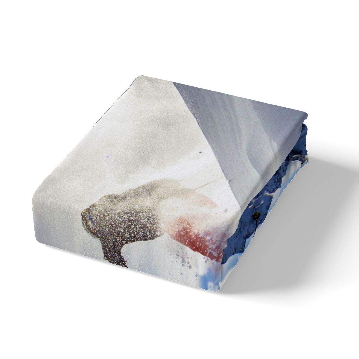Feelyou Extreme Sports Ski Duvet Cover Set - Twin Size 2Pcs, Winter Skiing Theme Bedding for Kids Boys & Girls - Perfect for Cozy Bedrooms, Ski Lodge Decor, and Snow Mountain Themed Rooms