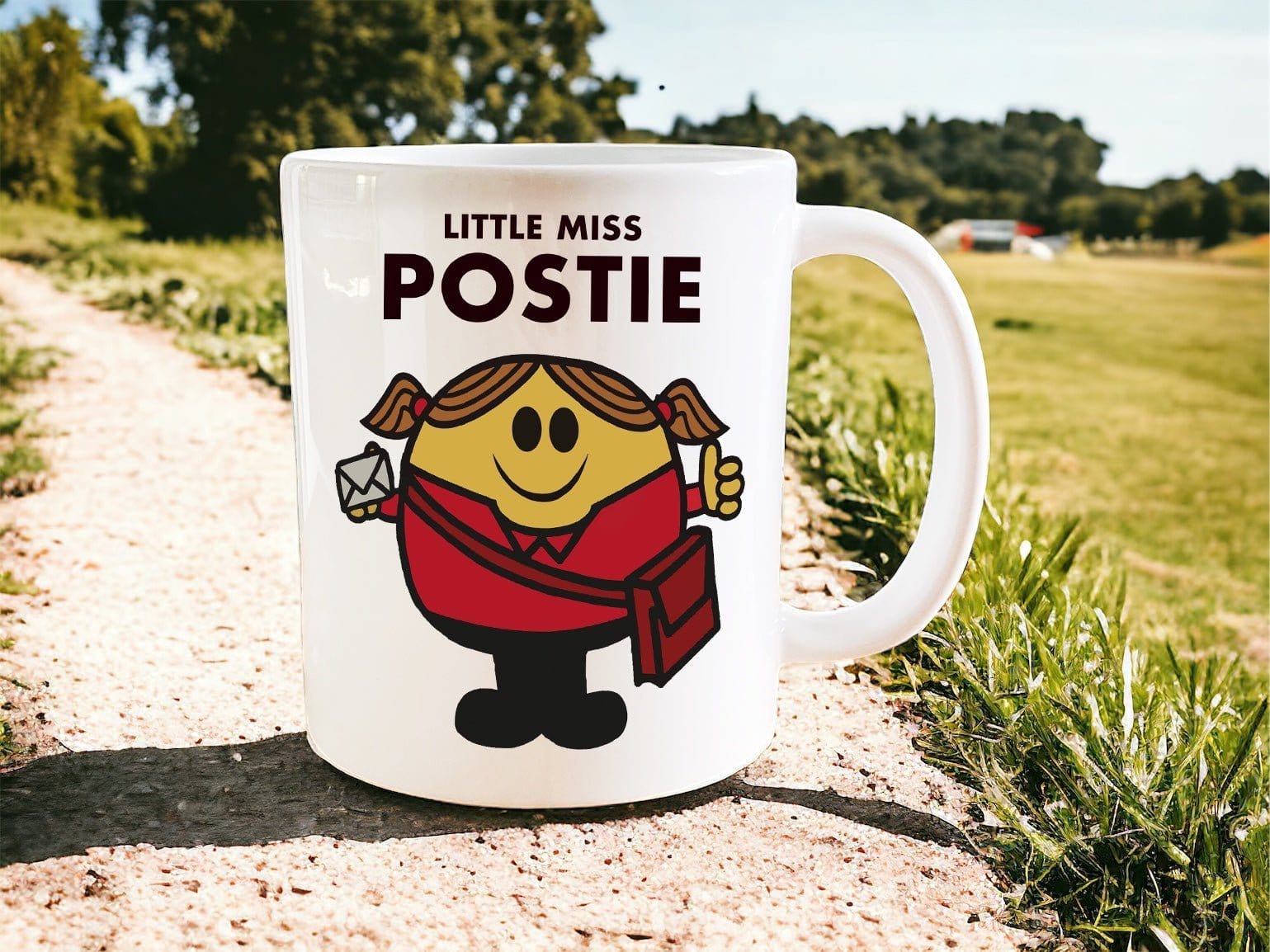 Little Miss Postie Coffee Mug - Cute Ceramic Tea Cup for Office, Home & Gifts - Perfect for Tea, Coffee & Hot Chocolate Lovers