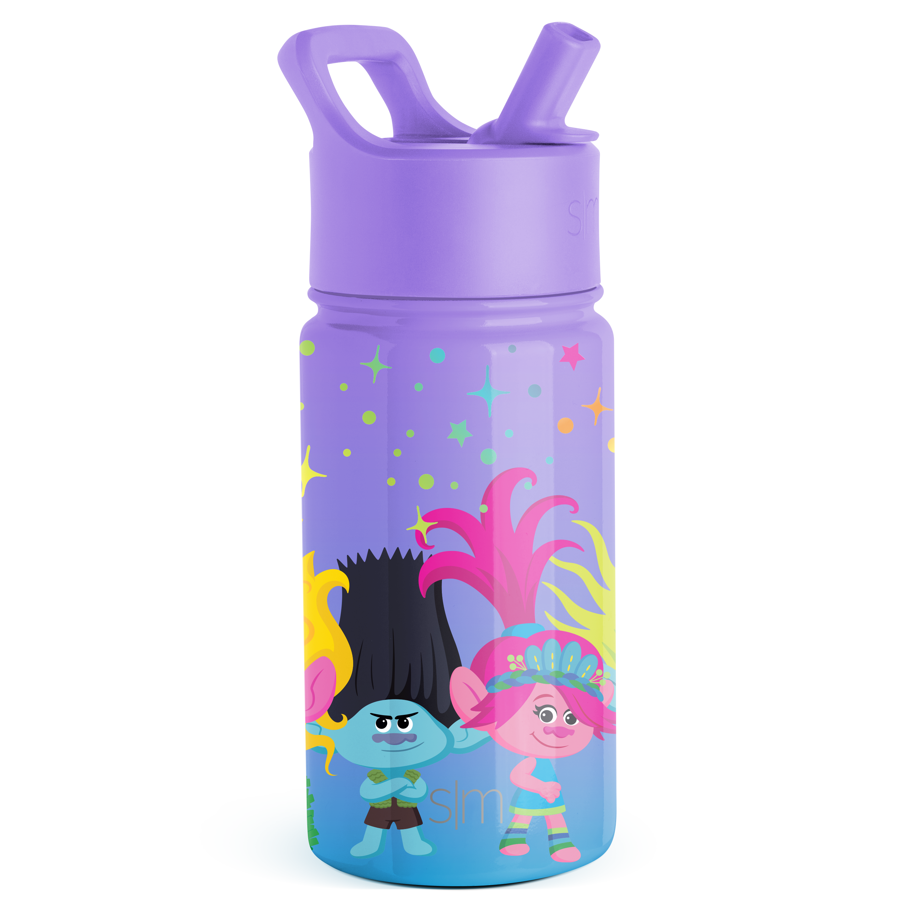 Summit Kids Water Bottle with Straw Lid - BPA Free, Leak Proof, Insulated Stainless Steel Bottle for School, Sports & Outdoor Activities