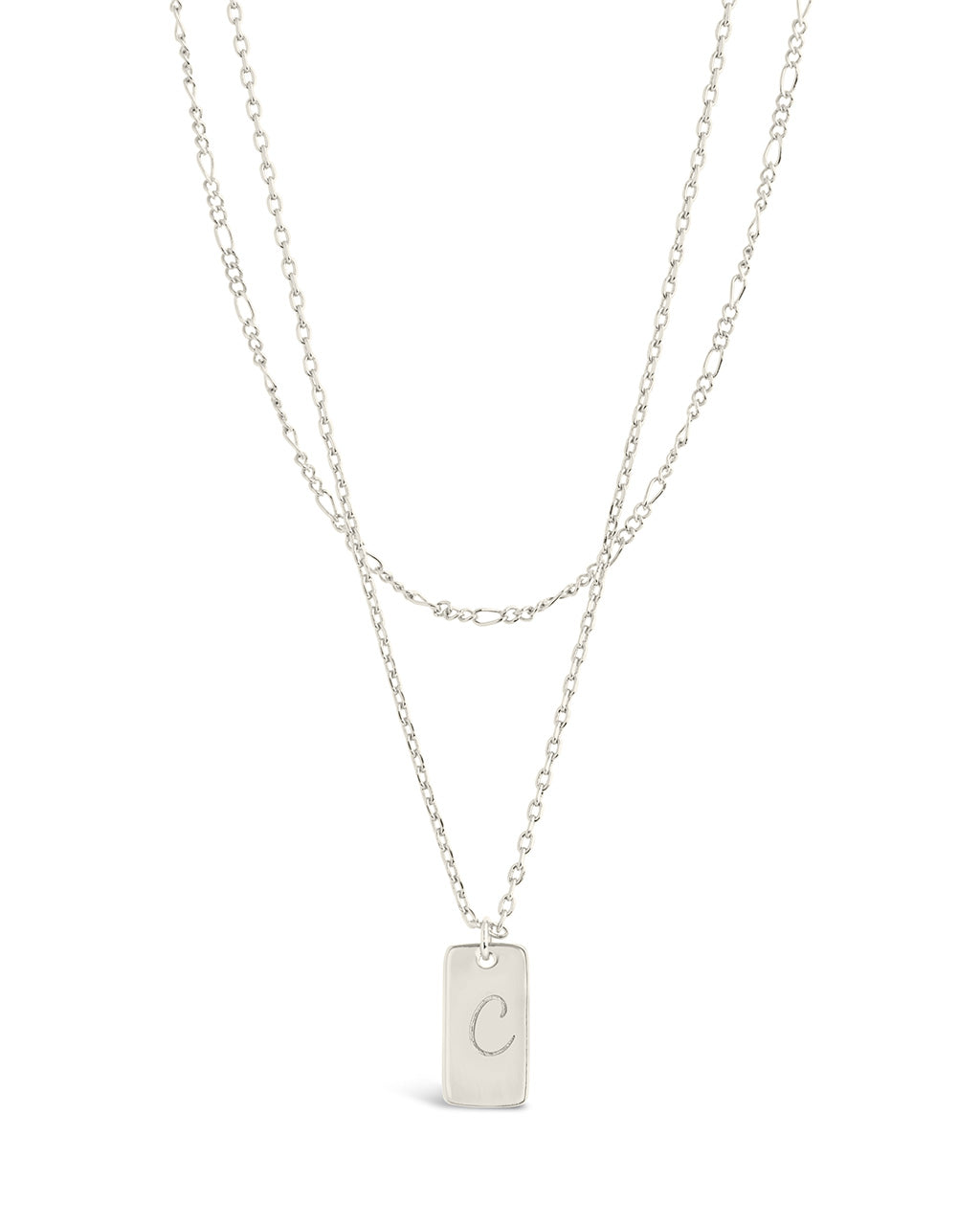 Layered Chain Necklace for Women - Initial Pendant Necklace, Dainty Gold & Silver Jewelry Gift for Her - Perfect for Everyday Wear, Date Night & Special Occasions