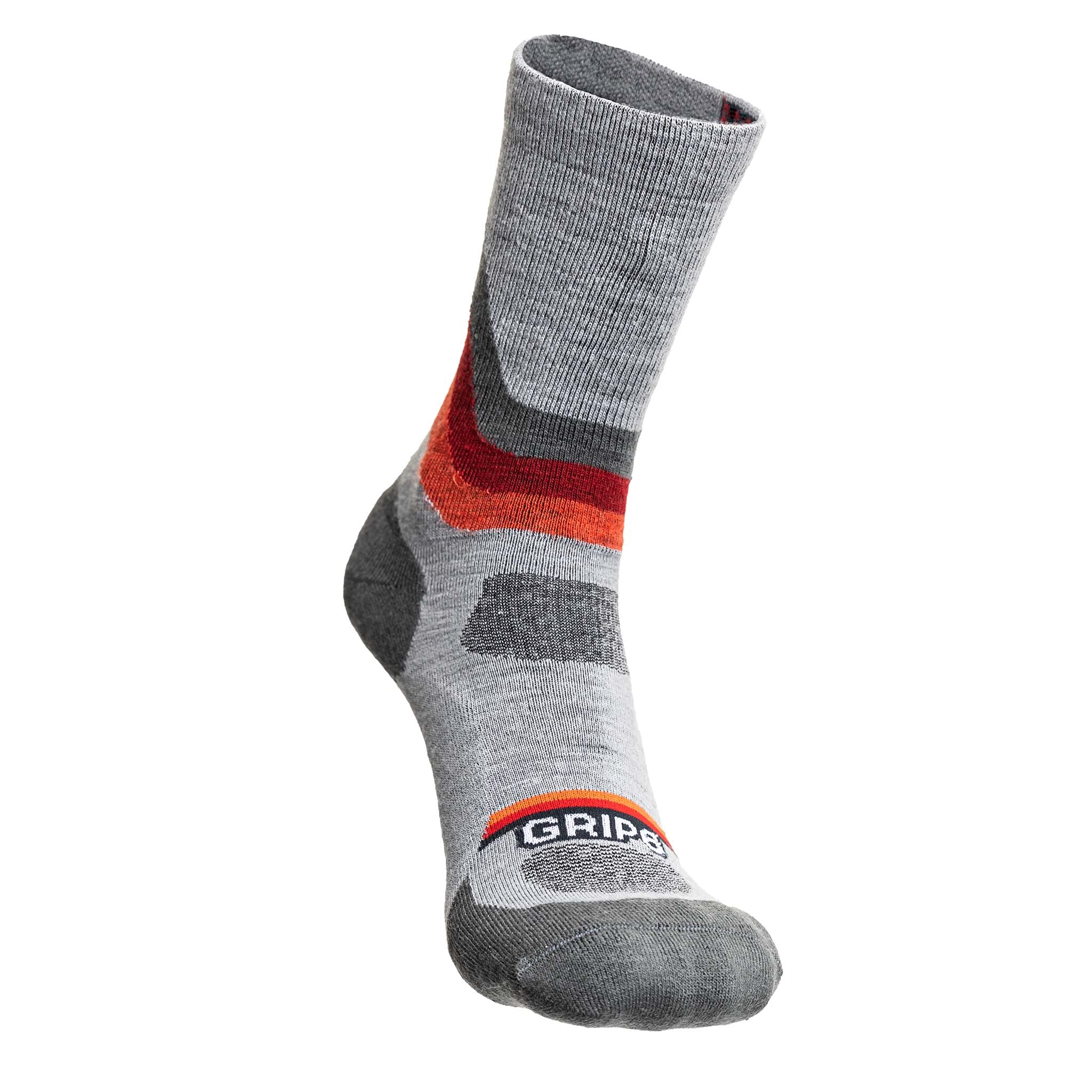 GRIP6 Merino Wool Socks - USA Made Hiking Socks for Men & Women - Outdoor & Travel