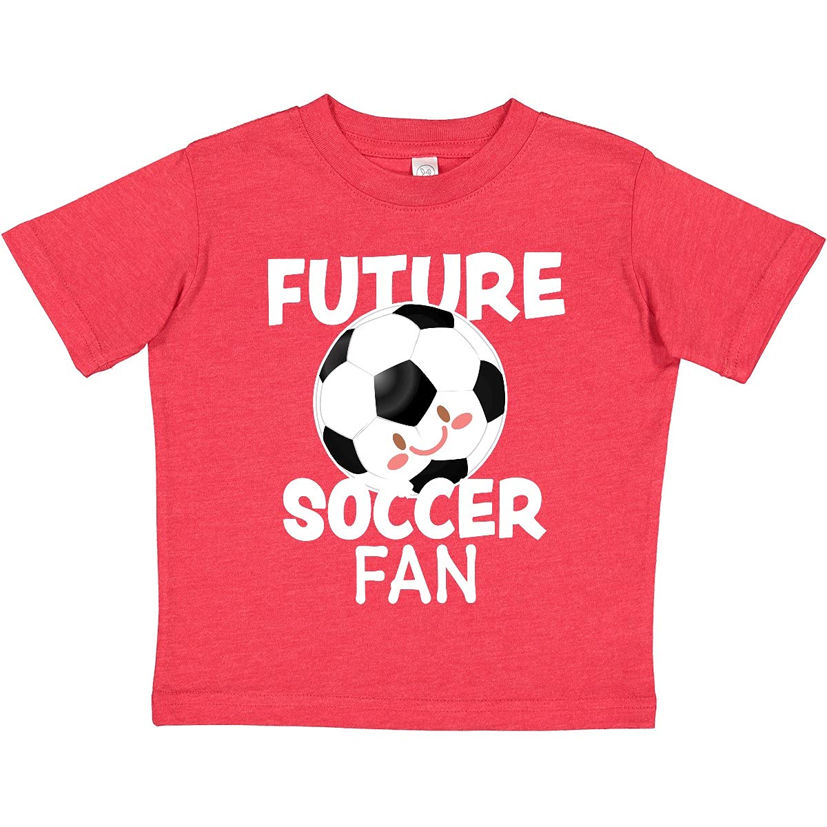 Inktastic Future Soccer Fan Toddler T-Shirt - Cute Boys Girls Soccer Lover Outfit for Playground & Birthday Parties