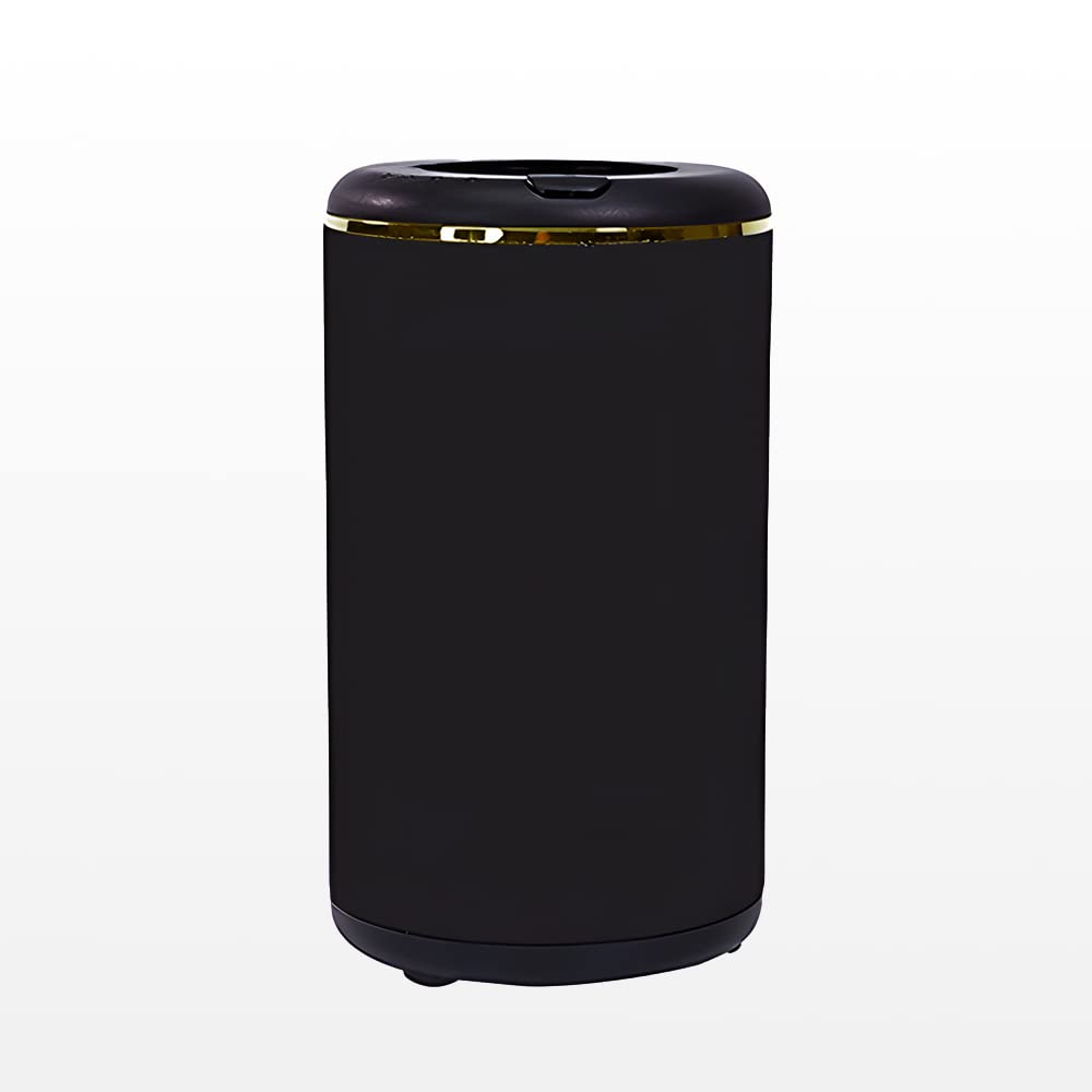 PuroSentido by Scentrade - Premium Car & Desk Essential Oil Diffuser with Black Leather & Gold Finish | Aromatherapy for Home, Office & Travel Relaxation